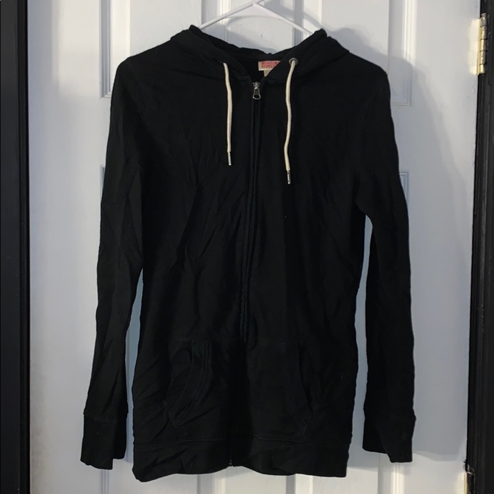 Black Zip Up Hoodie